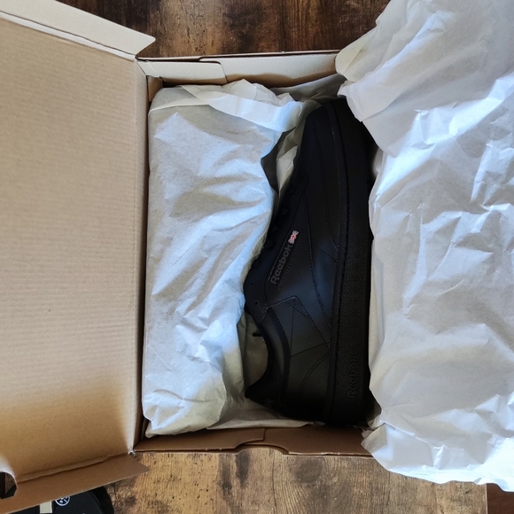 Reebok Club C 85 Sneaker Black Classic New size 11 - Picture 2 of 10